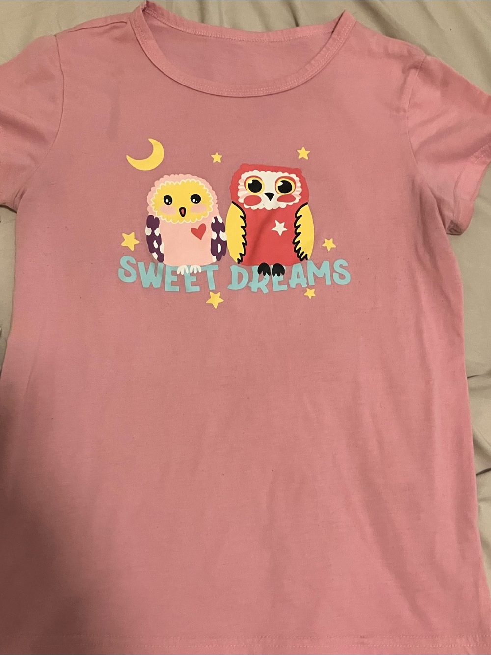 Girls Pink 'Sweet Dreams' Owl Top !Accepting Offers/Bundle Deals